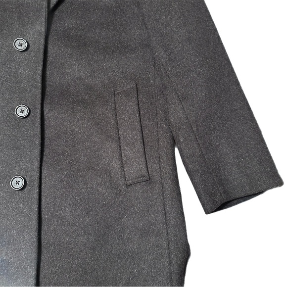 Michael Kors Wool Blend Men’s Coat Grey Charcoal Size 40S - Picture 8 of 13